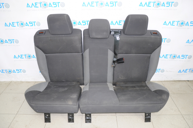 Rear row of seats 2 row of 4 parts Ford Focus mk3 11-14 prerest, cloth black, dirty