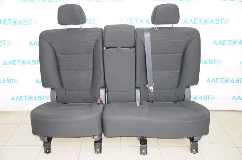 Rear row of seats 2 row Kia Sorento 10-15 rag black