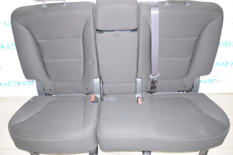 Rear row of seats 2 row Kia Sorento 10-15 rag black