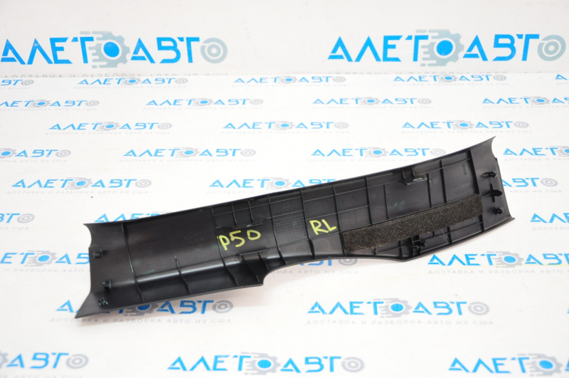 Door sill trim rear left Toyota Prius 50 16-22 black, worn