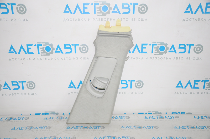 Upper center pillar trim belt right Audi A4 B8 13-16 rest sedan gray