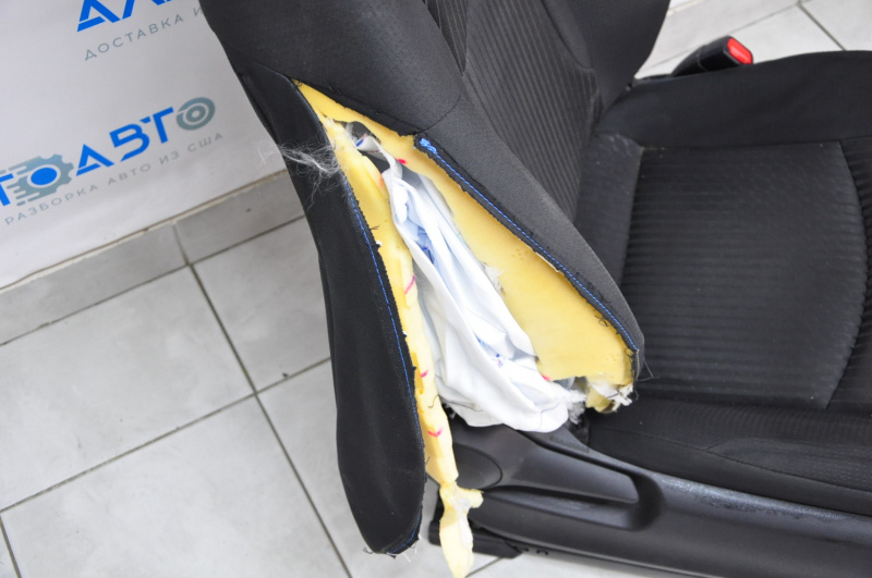 Passenger seat Toyota Prius 50 16-18 without airbag, mechanical, cloth black, shot