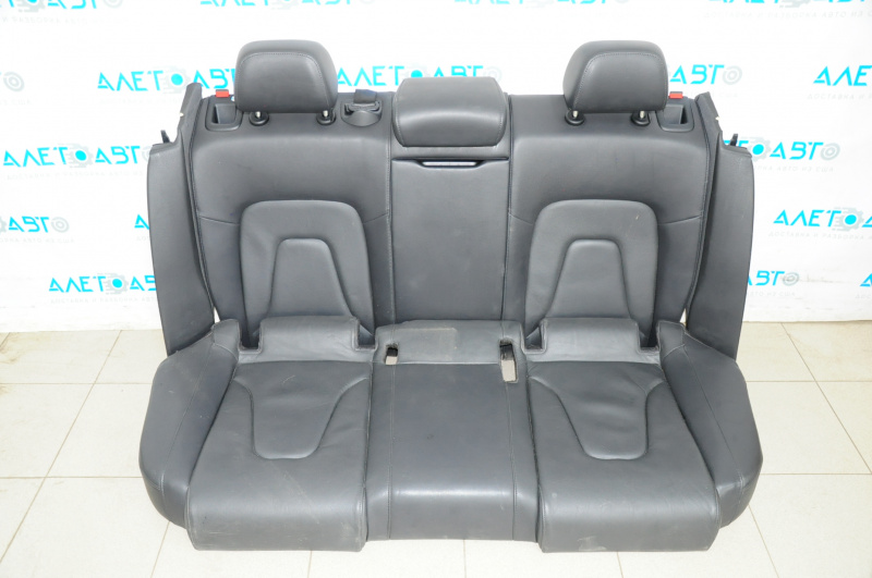 Rear row of seats 2nd row Audi A4 B8 13-16 leather black, split back