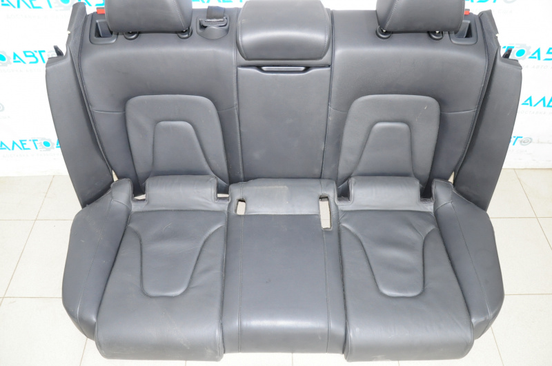 Rear row of seats 2nd row Audi A4 B8 13-16 leather black, split back