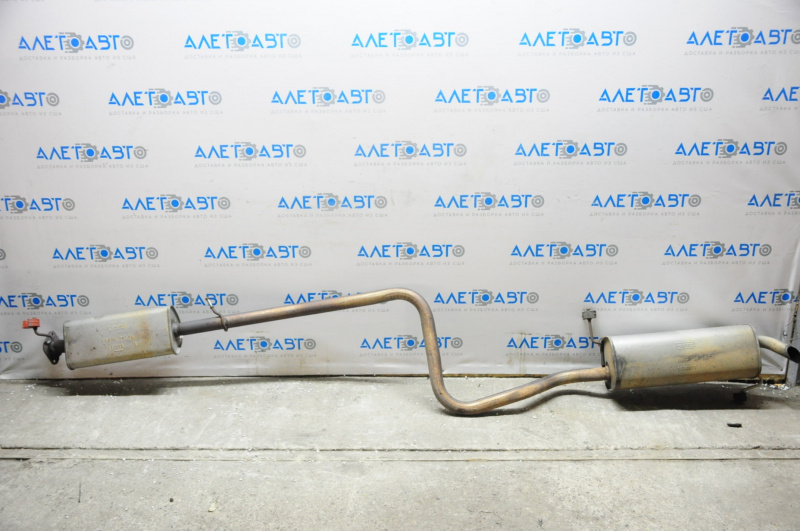 Muffler rear part with barrel Ford Fiesta 11-19 1.6 5d