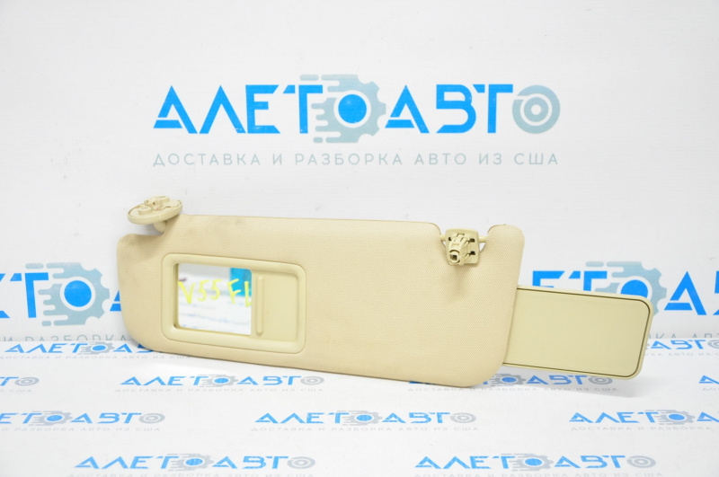 Left visor for Toyota Camry V55 15-17 USA beige