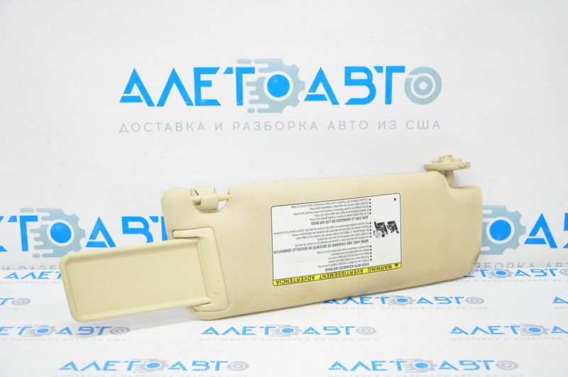 Left visor for Toyota Camry V55 15-17 USA beige