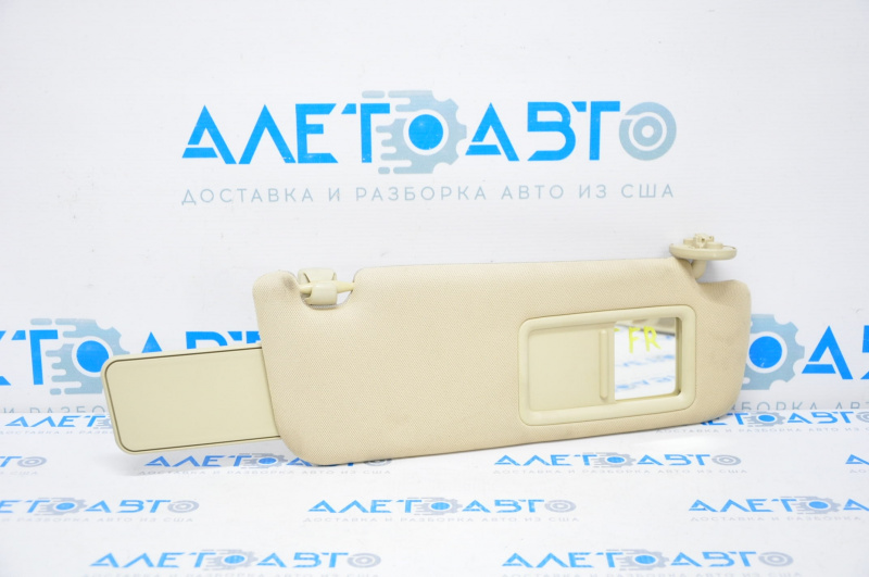 Right visor for Toyota Camry V55 15-17 USA beige