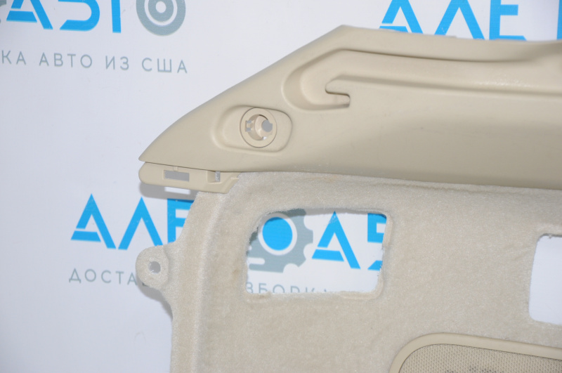 Left arch trim Lexus RX350 RX450h 10-15 beige tear at the bottom, no plug, dry cleaning, scratches