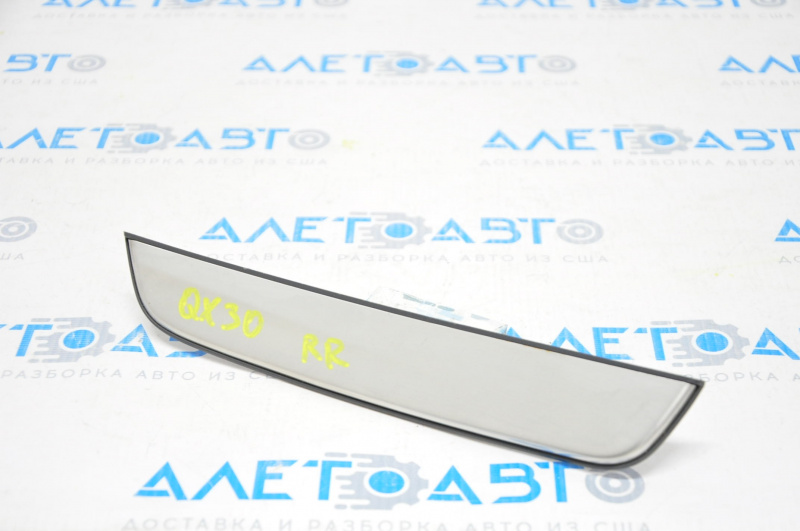 Door sill trim rear right Infiniti QX30 17-19 with chrome