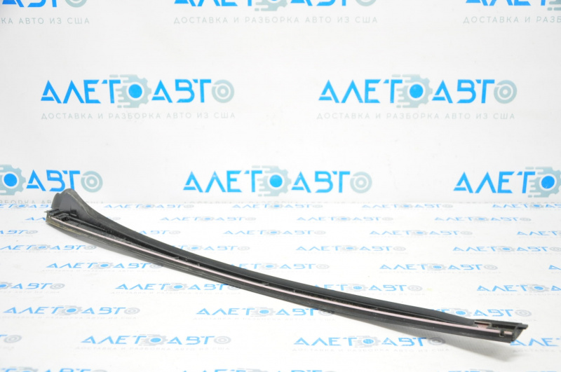 Windshield molding right Infiniti QX30 17- under the roof rail, black gloss