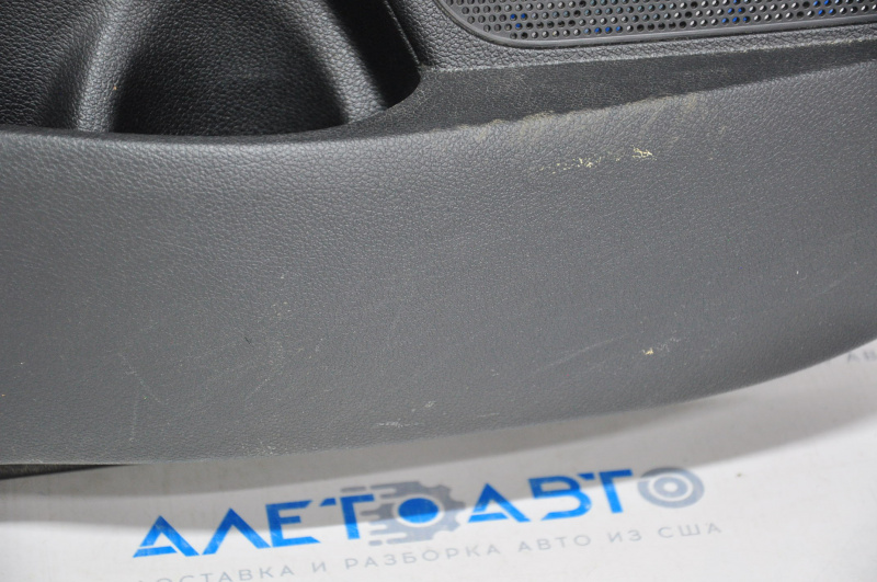 Door trim card front left Kia Optima 16-18 black with gray, worn