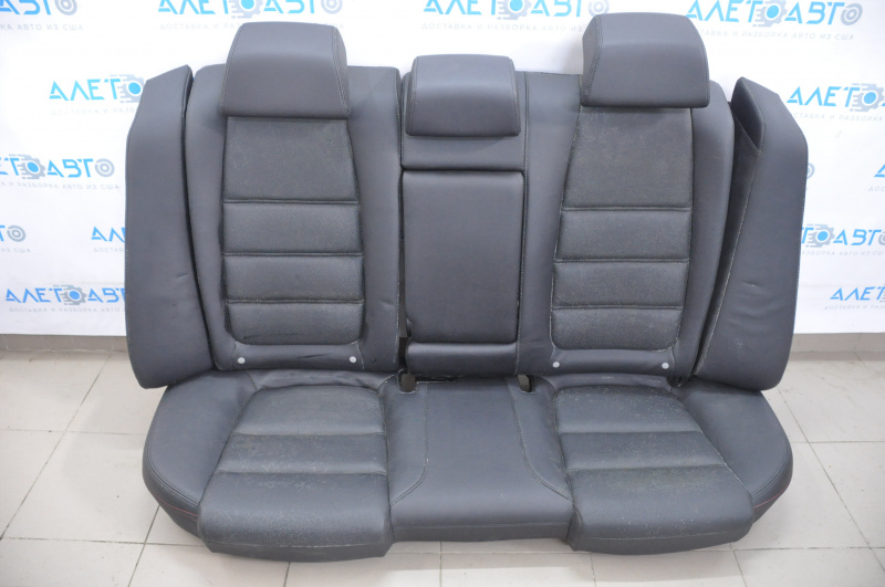 Mazda 6 13-15 rear seats leather black red stitching grand touring water damage