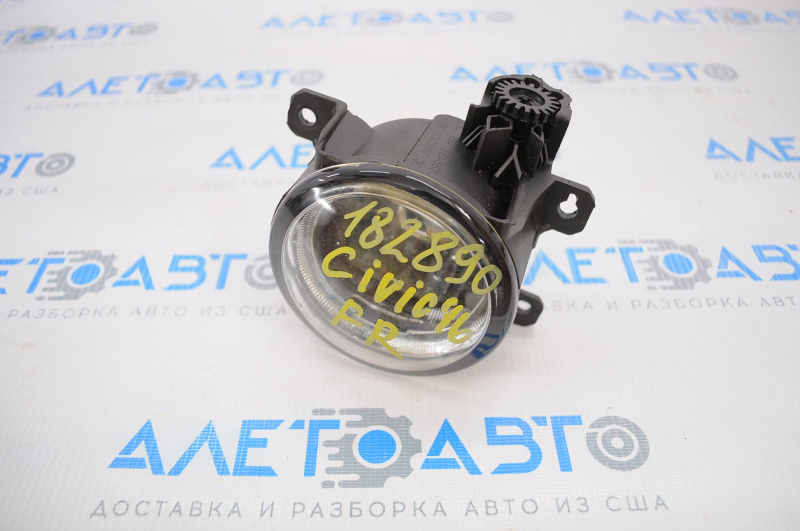 Fog light fog lamp right Honda Civic X FC 16-21 cloudy reflector