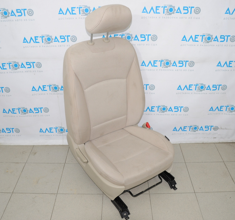 Passenger seat Subaru Outback 15-17 without airbag, mechanical, cloth beige
