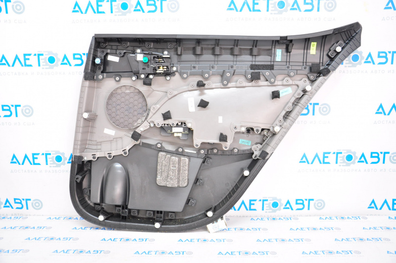 Door trim card rear left Hyundai Elantra AD 17-18 leather gray, rubbed
