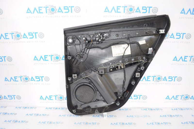 Door trim card rear left Audi Q5 8R 09-17 black, Premium Plus, Bang and Olufsen