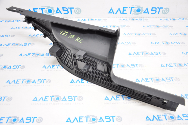 Rear left door sill plate for VW Tiguan 18-24, black, type 1