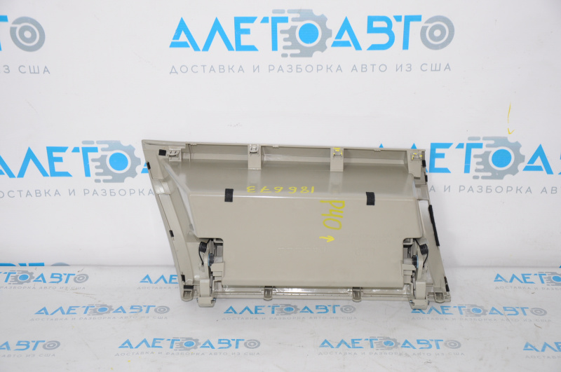 Glove box, glove compartment Toyota Prius V 12-17 upper beige, two latches are broken