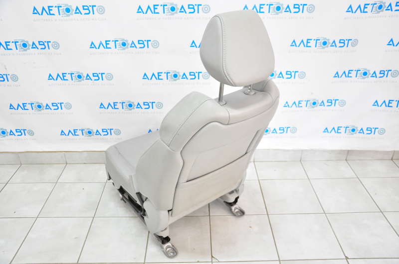 Acura MDX 14-15 passenger seat without airbag, electric, leather gray