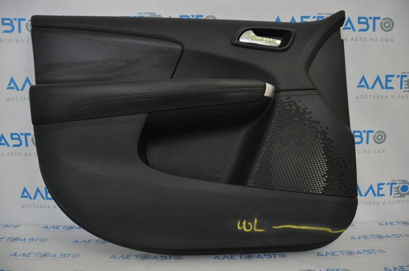 Door trim card front left Dodge Journey 11-18 leather, black, paint