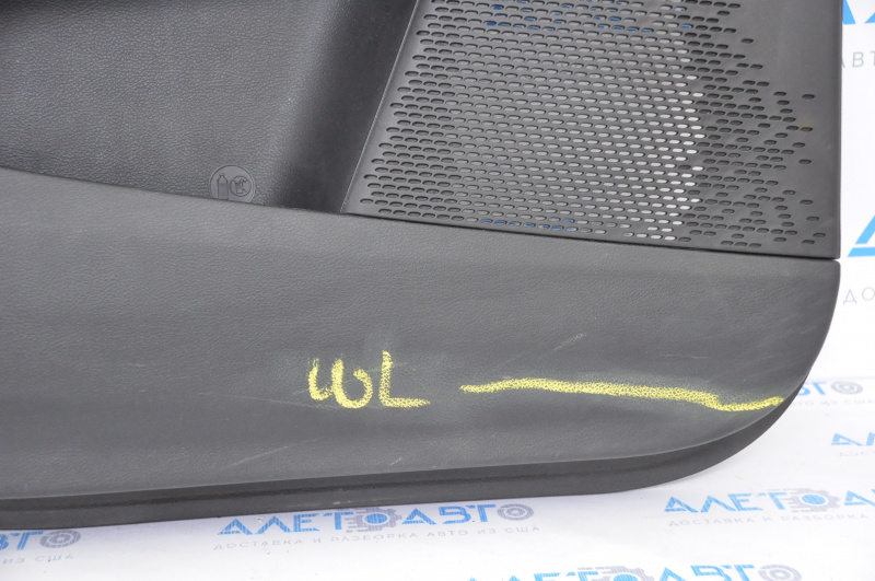Door trim card front left Dodge Journey 11-18 leather, black, paint