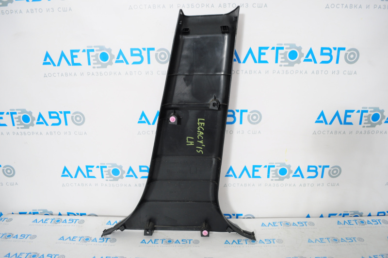 Subaru Legacy 15-19 lower left center pillar trim, black