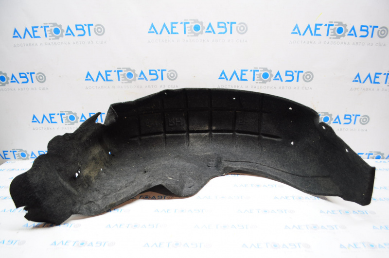 The rear right fender liner of a 14-20 Nissan Rogue is torn.