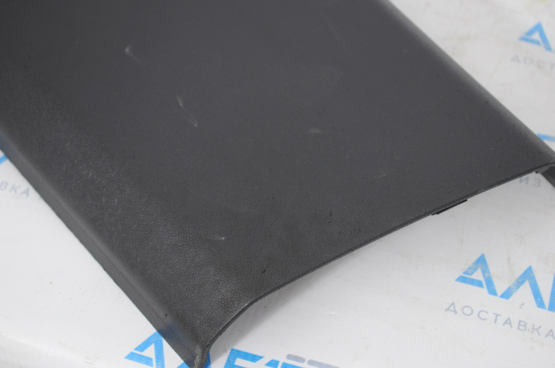 Center pillar trim lower left Chevrolet Malibu 16-23 black, worn