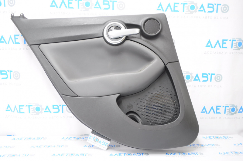 Door trim card rear left Fiat 500X 16-17 black-gray, scratches