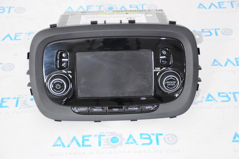 Radio tape recorder display 5" Fiat 500X 16-18 without camera