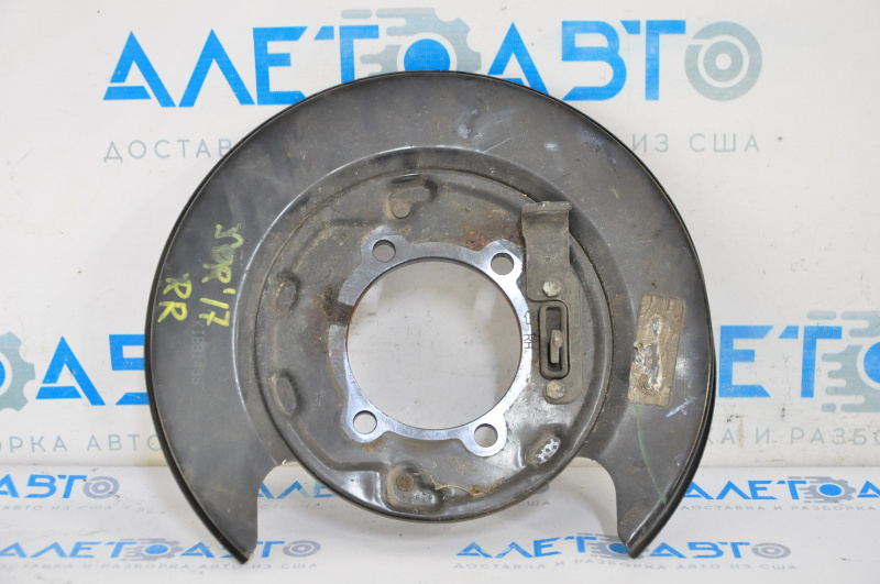 Rear right brake disc cover Kia Sorento 16-20 with parking brake mechanism