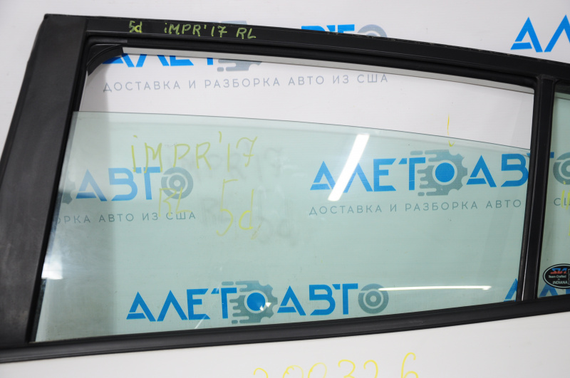 Glass of the rear left door Subaru Impreza 5d 17-23