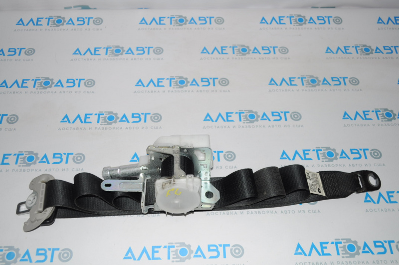 Driver's seat belt Toyota Rav4 13-15 black shot