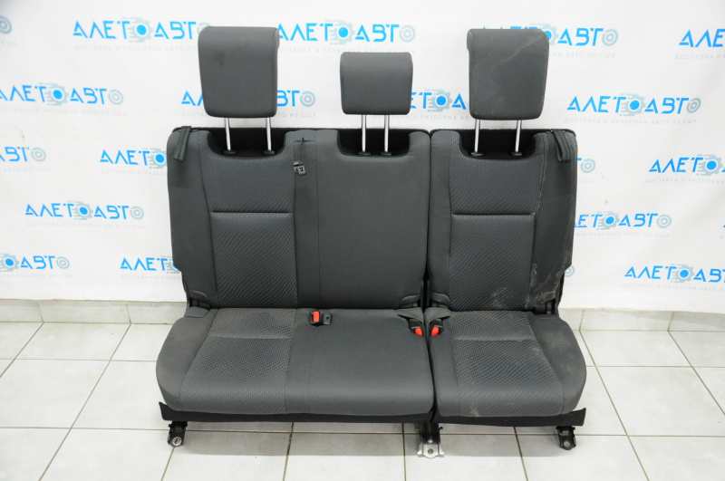 Rear row of seats 3 row Toyota Highlander 14-19 cloth dark gray