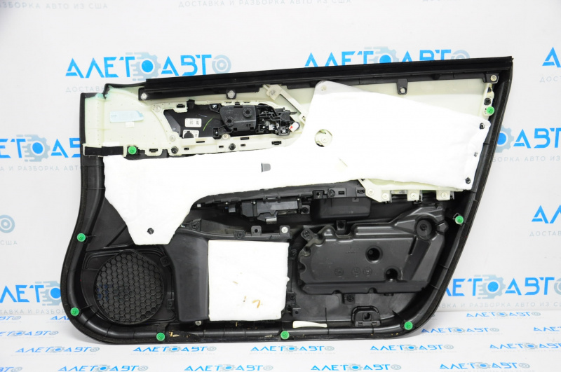 Door trim card front left Honda Accord 13-15 leather black