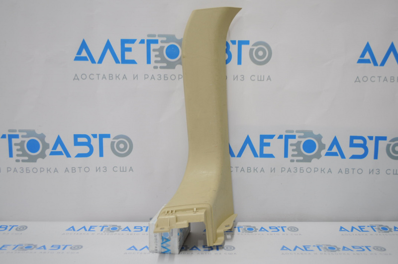 Trunk opening trim left Lexus RX350 RX450h 10-15 beige worn