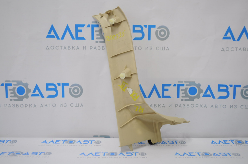 Trunk opening trim left Lexus RX350 RX450h 10-15 beige worn