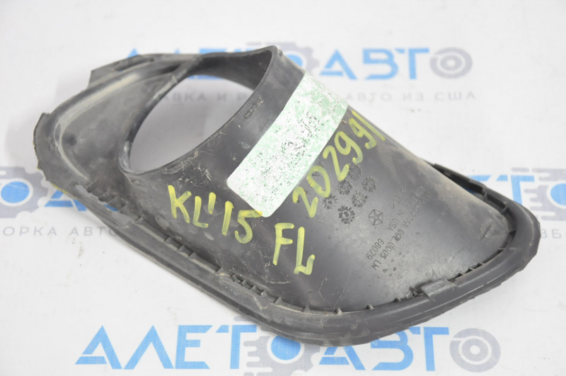 Left fog light frame Jeep Cherokee KL 14-18 manual, no part