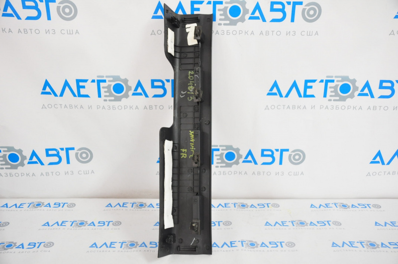Door sill trim front right Hyundai Santa FE Sport 13-18 black, worn