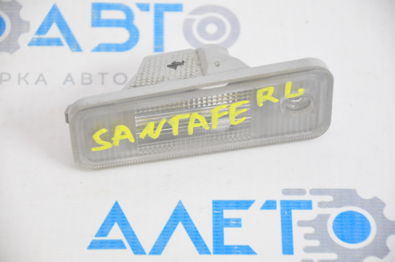 Left tailgate number plate light Hyundai Santa FE Sport 13-16