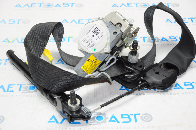 Fiat 500L 14-15 Passenger Seat Belt with Tensioner, Water Damage