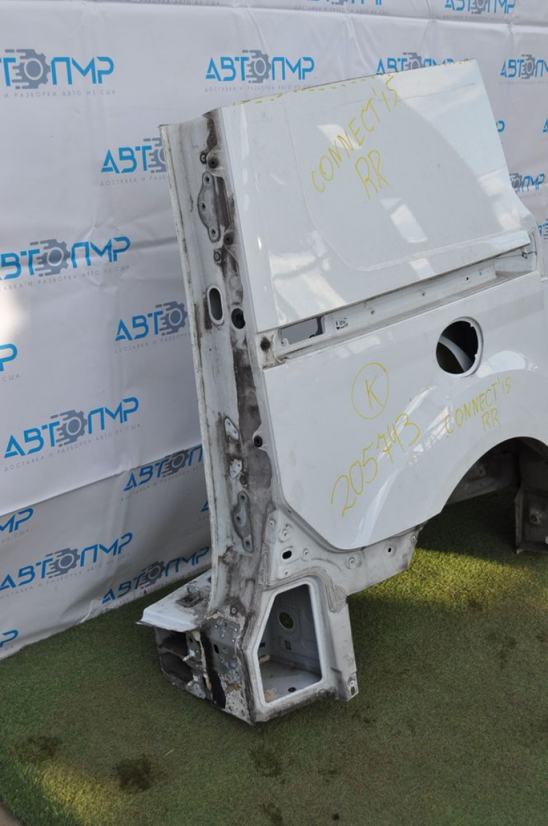 Quarter wing rear right Ford Transit Connect MK2 13-18 long base, white