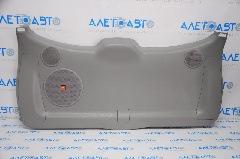Toyota Highlander 14-19 JBL gray trunk door trim scratches