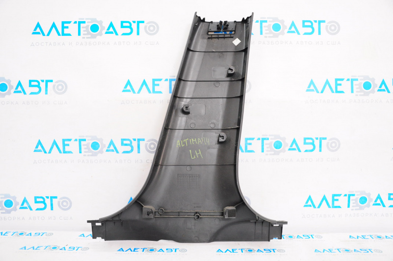 Lower left center pillar trim for Nissan Altima 13-18 black