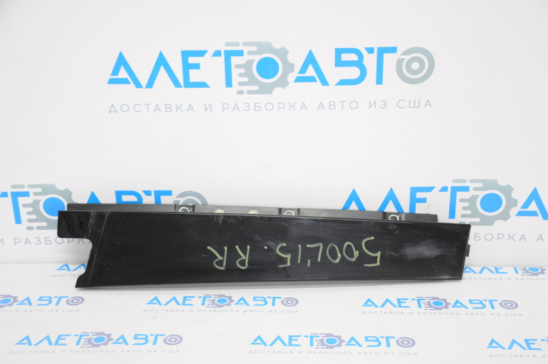 Glass trim rear right Fiat 500L 14-19 front