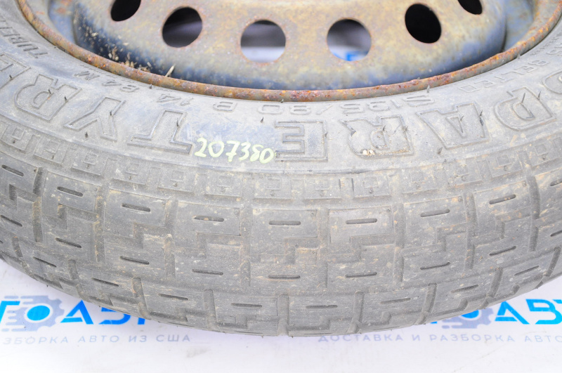 Spare tire spare wheel Fiat 500 12-18 R14