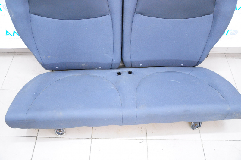 Rear row of seats 2nd row Fiat 500 12-13 manual, leather-cloth black-gray