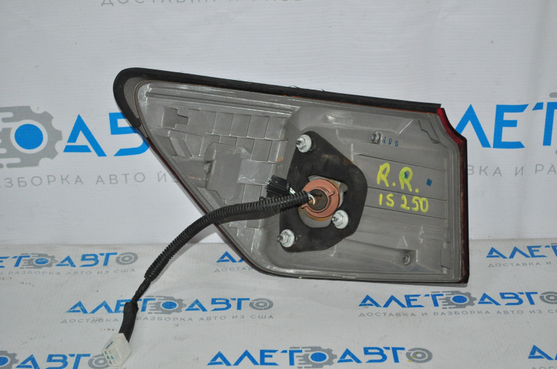 Right outer fender light for Lexus IS250 IS350 06-08 pre-restyling, tinted, water damage