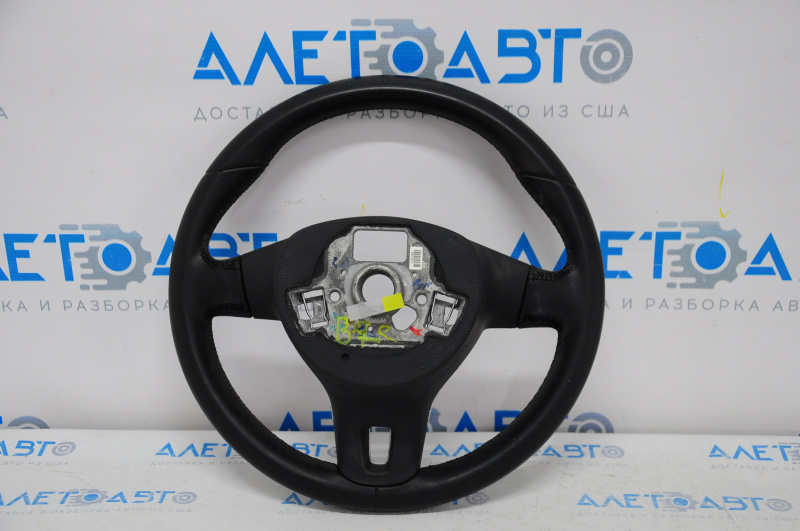 Naked steering wheel VW Passat b7 12-15 USA leather black, without buttons